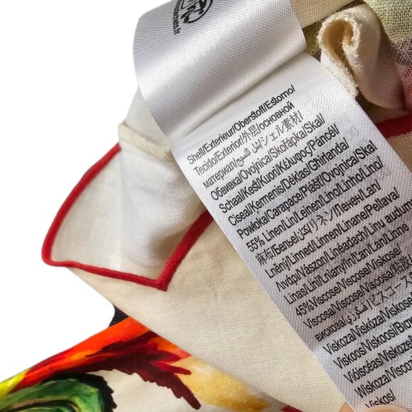 Farm Rio x Anthropologie Scalloped Shirt Dress, Linen Blend, Floral, Resort, S - Picture 8 of 12